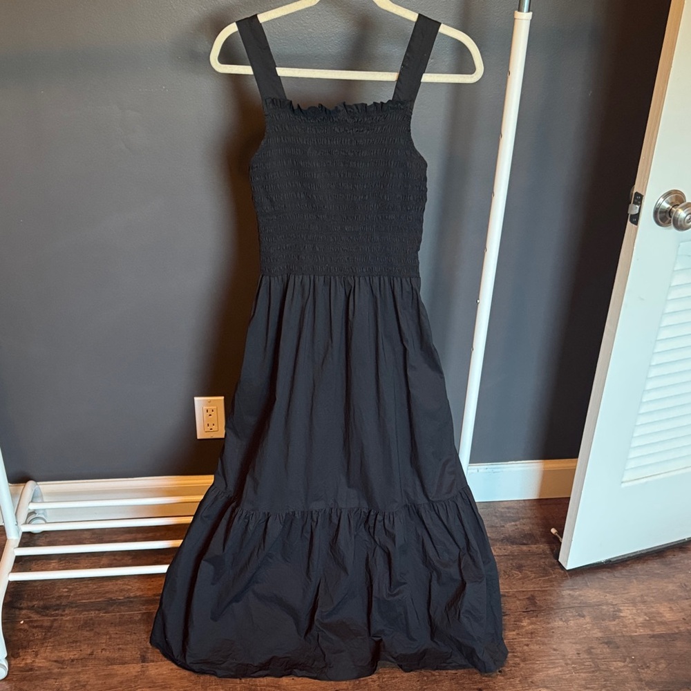 Everlane Black Sleeveless Maxi Tank Dress